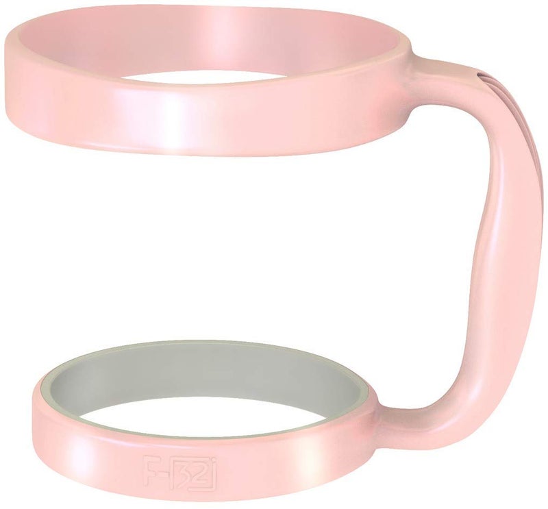 F-32 Handle - 19 COLORS - 30oz Size - Compatible with 30 oz YETI and 30 oz. OZARK TRAIL Tumbler Travel Mug (30OZ, PRETTY PINK) - Image 1